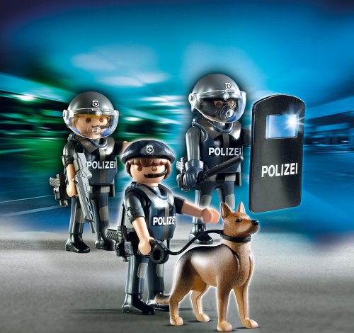 PLAYMOBIL Plamobil City Action - Unidad Especial de policía (5186)