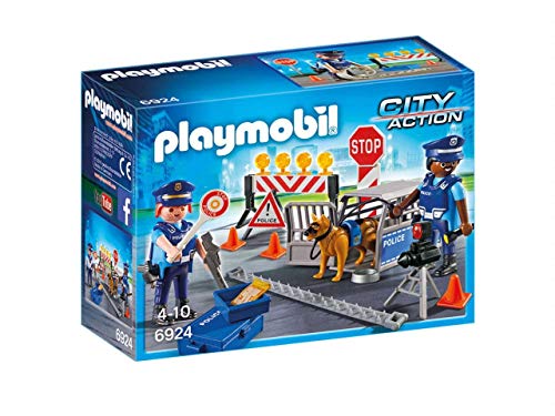 Playmobil Playmobil-6924 City Action Control de Policia (6924)