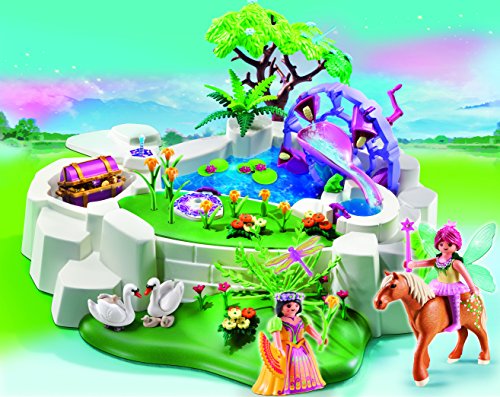 PLAYMOBIL Princesas -  Lago de Cristal mágico, Juguete Educativo, Multicolor, 45 x 12,5 x 35 cm, (5475)