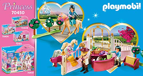 PLAYMOBIL Princess 70450 Clases de Equitación en el Establo, A partir de 4 años