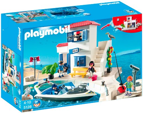 PLAYMOBIL - Puerto Policía+Lancha (5128)