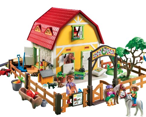 PLAYMOBIL - Rancho de Ponis, Set de Juego (5222)