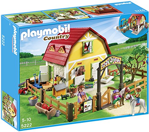 PLAYMOBIL - Rancho de Ponis, Set de Juego (5222)