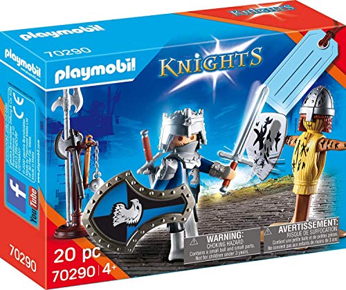 PLAYMOBIL Ritter 70290 Knight 70236 Wolfskrieger + 70240 - Juego de 3 piezas