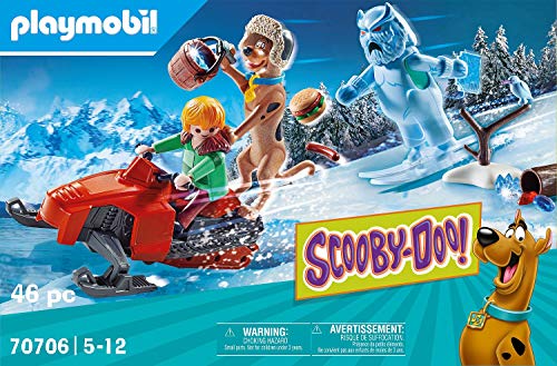 PLAYMOBIL SCOOBY-DOO! Aventura con Snow Ghost, A partir de 5 años (70706)