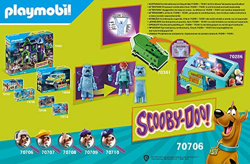 PLAYMOBIL SCOOBY-DOO! Aventura con Snow Ghost, A partir de 5 años (70706)