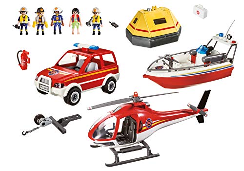 Playmobil - Set Rescate De Incendios (9319)