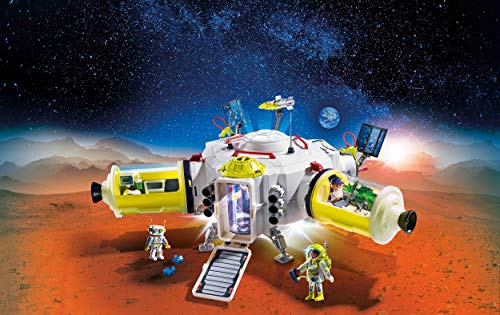 Playmobil Space Estación De Marte, A Partir De 6 Años (9487) , Color/Modelo Surtido + Space 9488 Cohete con Plataforma De Lanzamiento, A Partir De 6 Años