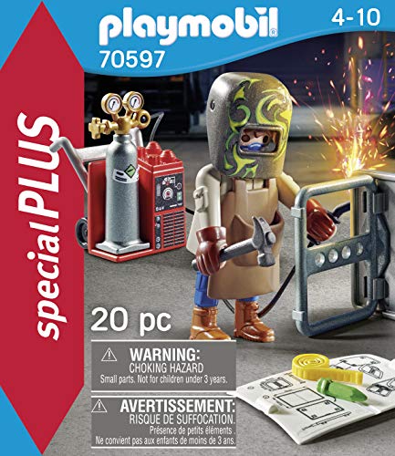 PLAYMOBIL Special Plus 70597 - Soldador con Equipo, a Partir de 4 años