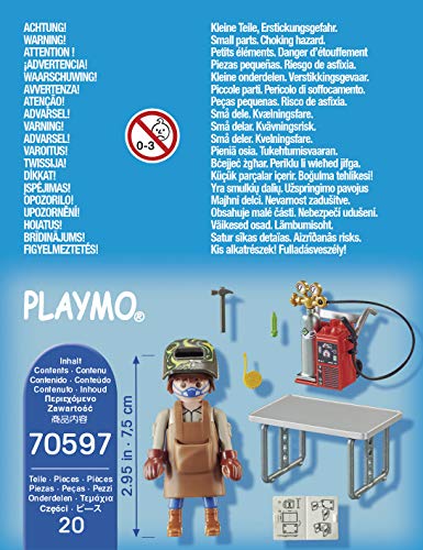 PLAYMOBIL Special Plus 70597 - Soldador con Equipo, a Partir de 4 años