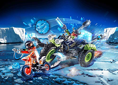 PLAYMOBIL Top Agents 70232 Arctic Rebels Triciclo de Hielo, A partir de 6 años