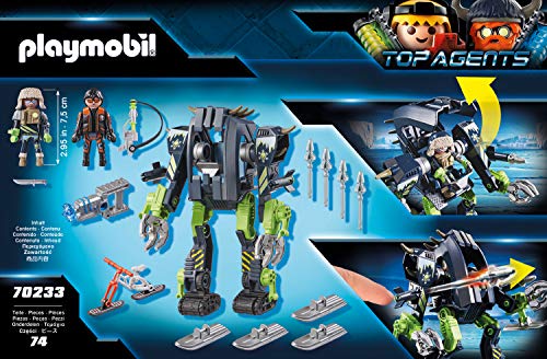 PLAYMOBIL Top Agents 70233 Arctic Rebels Robot de Hielo, A partir de 6 años