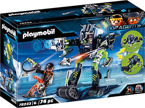 PLAYMOBIL Top Agents 70233 Arctic Rebels Robot de Hielo, A partir de 6 años