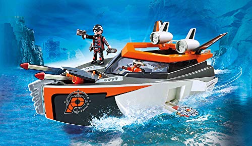 PLAYMOBIL Top Agents Spy Team Turbonave, A partir de 6 años (70002)