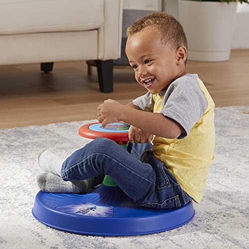 Playskool PJ Masks Sit 'n Spin Musical Classic Spinning Activity Toy for Toddlers Ages 18 Months and Up, Color Multi Colour (Hasbro F2074FF2)