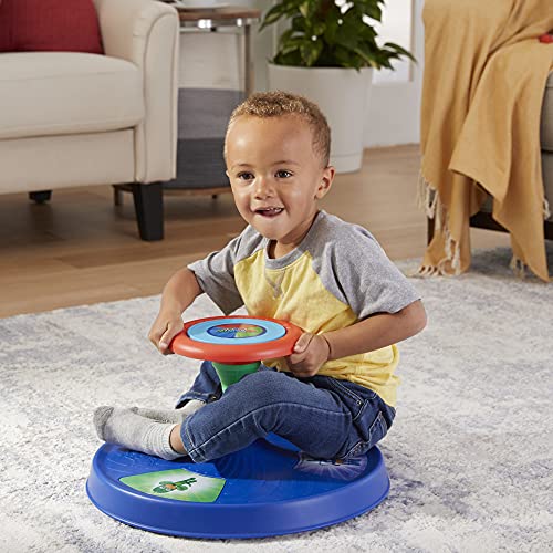 Playskool PJ Masks Sit 'n Spin Musical Classic Spinning Activity Toy for Toddlers Ages 18 Months and Up, Color Multi Colour (Hasbro F2074FF2)