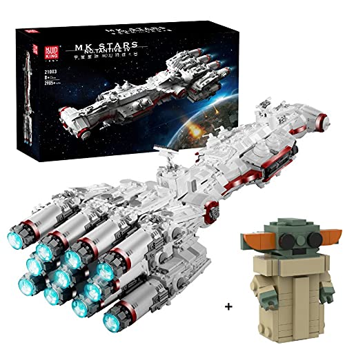 PLEX Technik Tantive IV, 2905 piezas, Mould King 21003, nave espacial UCS MOC, kit de construcción compatible con Lego Star Wars