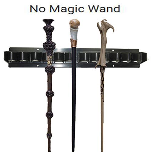 Pmsanzay Soporte Expositor de plástico para 10 – Wand Harry Potter Dumbledore Hermoine Wand Collection Weasley Twins, Wand Stand Display, Wand Holder Decoración (sin Varita)