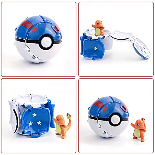 Poke ball, Bolas pokemon, Ball figuritas Poké Bolas Pokéball, Bola con Figuras Pokemon Toys para niños