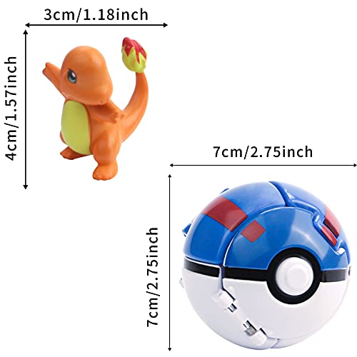 Pokeball, Bola de Pokémon, Pokemon, Juguetes perfectos para niños como regalos de cumpleaños y regalos navideños