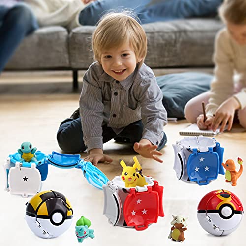 Pokeball, Bola de Pokémon, Pokemon, Juguetes perfectos para niños como regalos de cumpleaños y regalos navideños