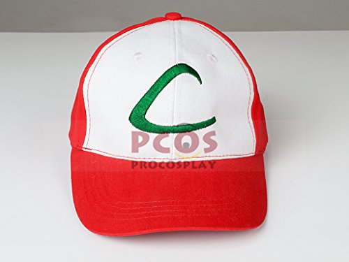 Pokemon ASH Ketchum Visor Cap Cosplay Hat Pocket Monster Anime Collect mp001984 by AnimeGo