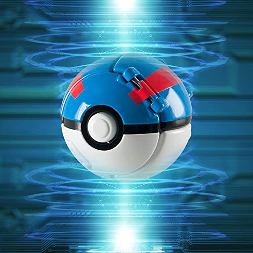 Pokemon Ball Pokemon Throw N Pop Ball con 4 figuras de acción de Pikachu – Lancer y Pop Pelotas Pokemon para niños o niñas o regalos de cumpleaños para niños