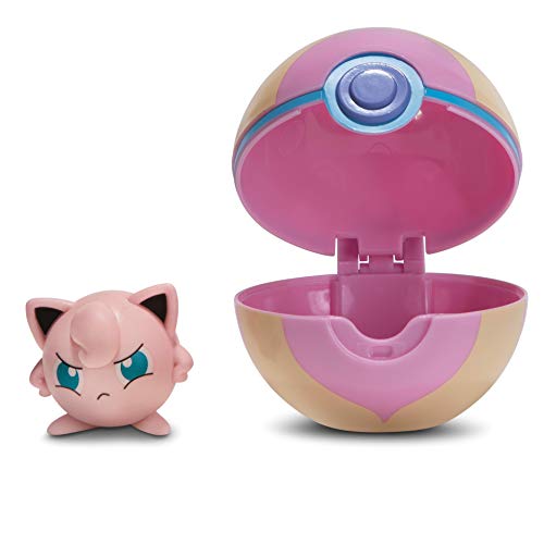 Pokemon Clip 'N' Go Jigglypuff y Poké Ball | Contiene 1 Figura de 5 cm y 1 Poké Ball | Nueva Ola 2021 | Licencia Oficial