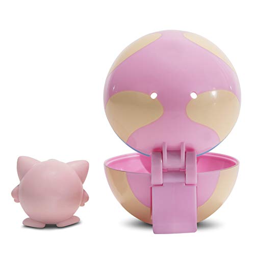 Pokemon Clip 'N' Go Jigglypuff y Poké Ball | Contiene 1 Figura de 5 cm y 1 Poké Ball | Nueva Ola 2021 | Licencia Oficial