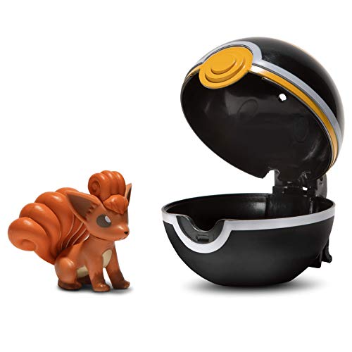 Pokemon Clip 'N' Go Vulpix y Poké Ball | Contiene 1 Figura de 5 cm y 1 Poké Ball | Nueva Ola 2021 | Licencia Oficial