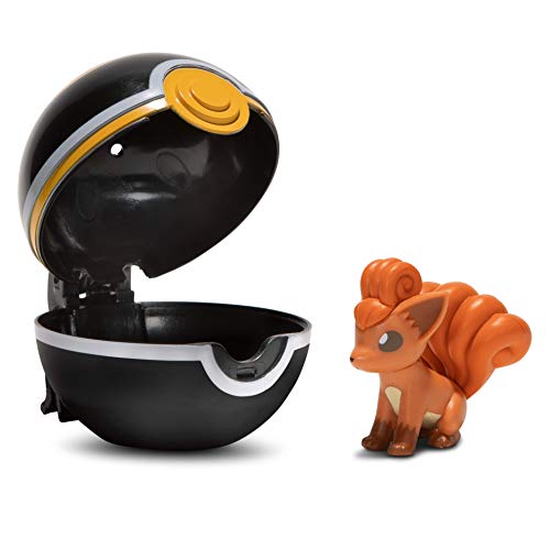 Pokemon Clip 'N' Go Vulpix y Poké Ball | Contiene 1 Figura de 5 cm y 1 Poké Ball | Nueva Ola 2021 | Licencia Oficial