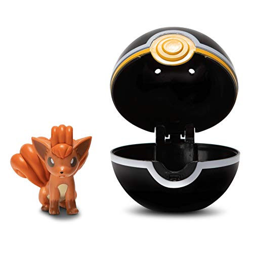 Pokemon Clip 'N' Go Vulpix y Poké Ball | Contiene 1 Figura de 5 cm y 1 Poké Ball | Nueva Ola 2021 | Licencia Oficial