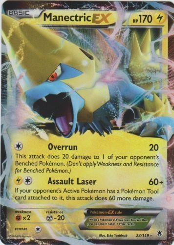 Pokemon - Manectric EX - XY Phantom Forces Card #23/119 (Holo-Foil)