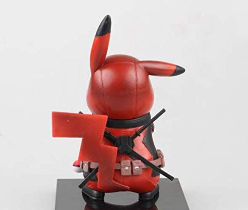 Pokemon Pikachu Deadpool Cosplay PVC figura de acción estatua modelo juguetes Festival aniversario regalos de cumpleaños