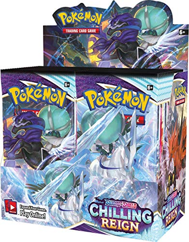 Pokemon-Sword & Shield—Chilling Reign Booster Display Box, Multicolor, 3 (The Company International 177-80846)