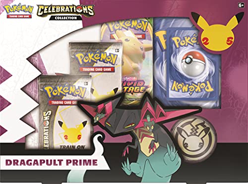 Pokémon USA, Inc. | Pokemon TCG: Celebrations Collection Dragapult Prime | Juego de Cartas | Edad 6 + | 2 Jugadores | Más de 20 Minutos de Tiempo de Juego