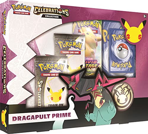 Pokémon USA, Inc. | Pokemon TCG: Celebrations Collection Dragapult Prime | Juego de Cartas | Edad 6 + | 2 Jugadores | Más de 20 Minutos de Tiempo de Juego