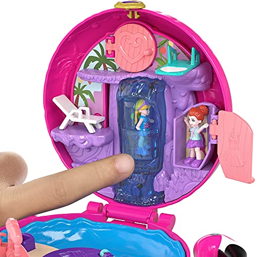 Polly Pocket Big Pocket World Flamingo Floatie Compact [Amazon Exclusive]