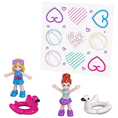 Polly Pocket Big Pocket World Flamingo Floatie Compact [Amazon Exclusive]