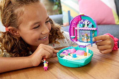 Polly Pocket Cofre Jardín de Mariquitas con muñecas y accesorios, juguete +4 años (Mattel GKJ48)