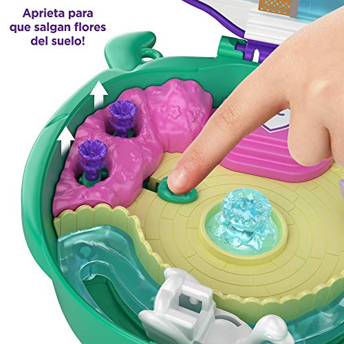 Polly Pocket Cofre Jardín de Mariquitas con muñecas y accesorios, juguete +4 años (Mattel GKJ48)