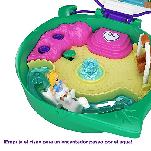 Polly Pocket Cofre Jardín de Mariquitas con muñecas y accesorios, juguete +4 años (Mattel GKJ48)