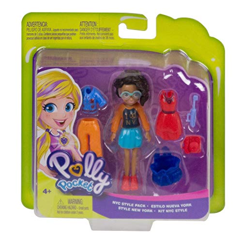 Polly Pocket Doll Fashion Set Dress - NYC Style Fashion Pack (GDM03)