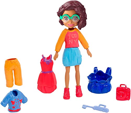 Polly Pocket Doll Fashion Set Dress - NYC Style Fashion Pack (GDM03)