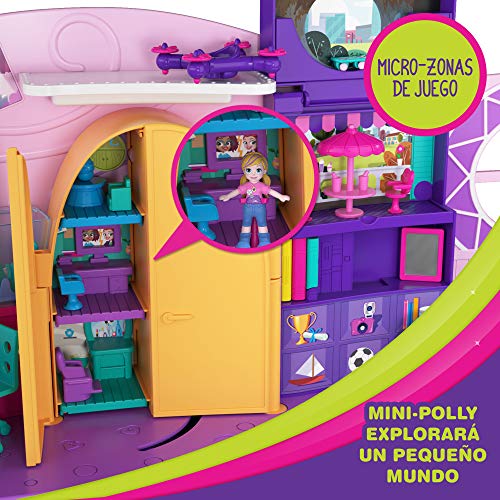 Polly Pocket Habitación Polly-Transformación, casa de muñecas (Mattel FRY98) , color/modelo surtido