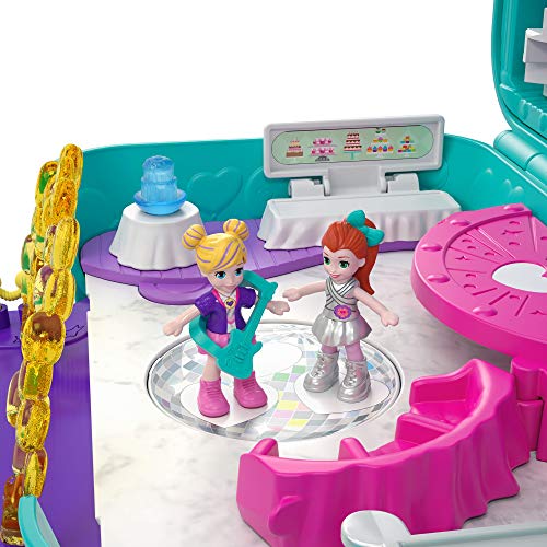 Polly Pocket - Maletín con muñecas, fiesta divertida - (Mattel FRY41)