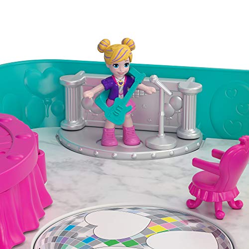 Polly Pocket - Maletín con muñecas, fiesta divertida - (Mattel FRY41)