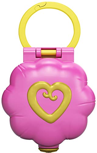 Polly Pocket Mini cofre cochecito de paseo, muñeca con accesorios (Mattel GCN08)