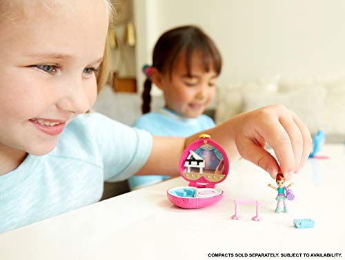 Polly Pocket Mini cofre espectáculo de ballet, muñeca con accesorios (Mattel FWN41)