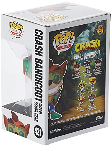 Pop! Crash Bandicoot - Figura de Vinilo Crash Bandicoot With Scuba Gear